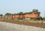 BNSF 5519 and 4158 